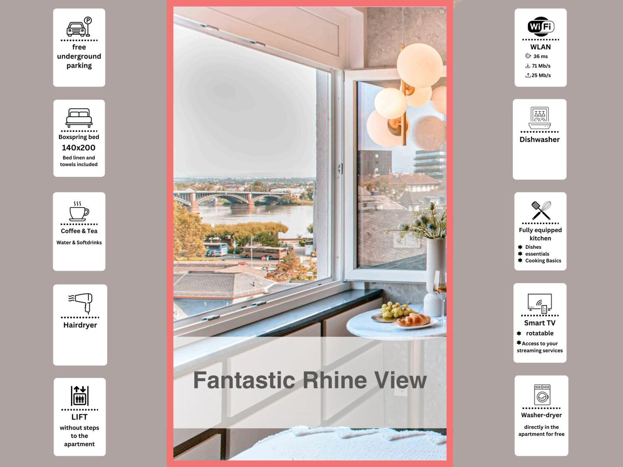 Hidden Treasure Business Apartment Mainz - Fantastic Rhine View In Center Of Mainz Old Town Ngoại thất bức ảnh