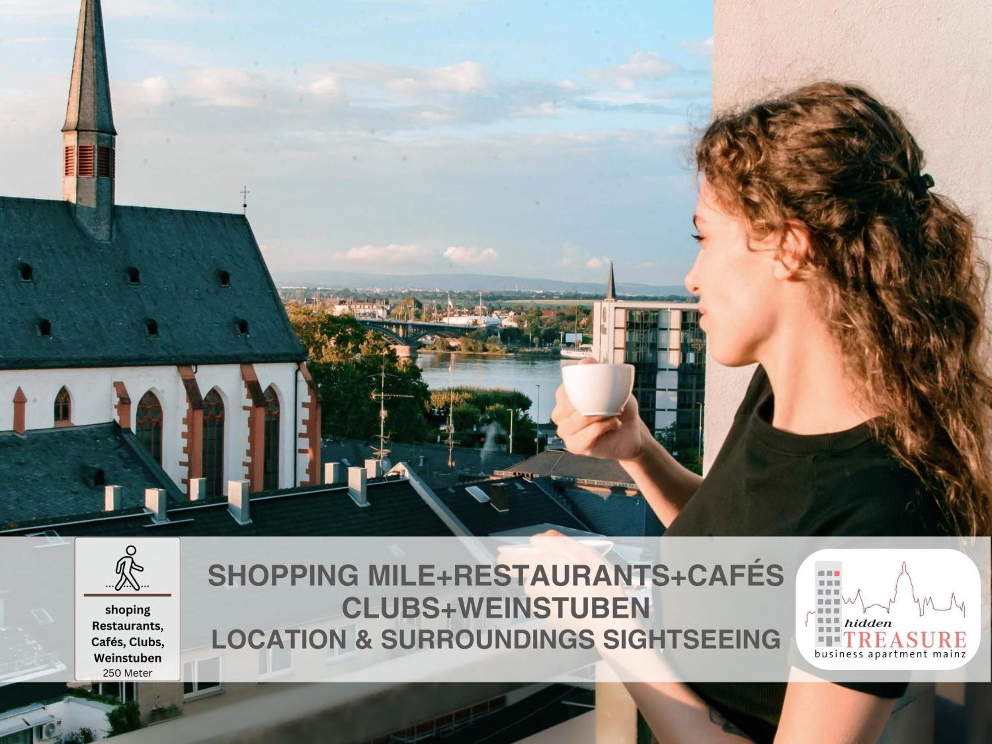 Hidden Treasure Business Apartment Mainz - Fantastic Rhine View In Center Of Mainz Old Town Ngoại thất bức ảnh